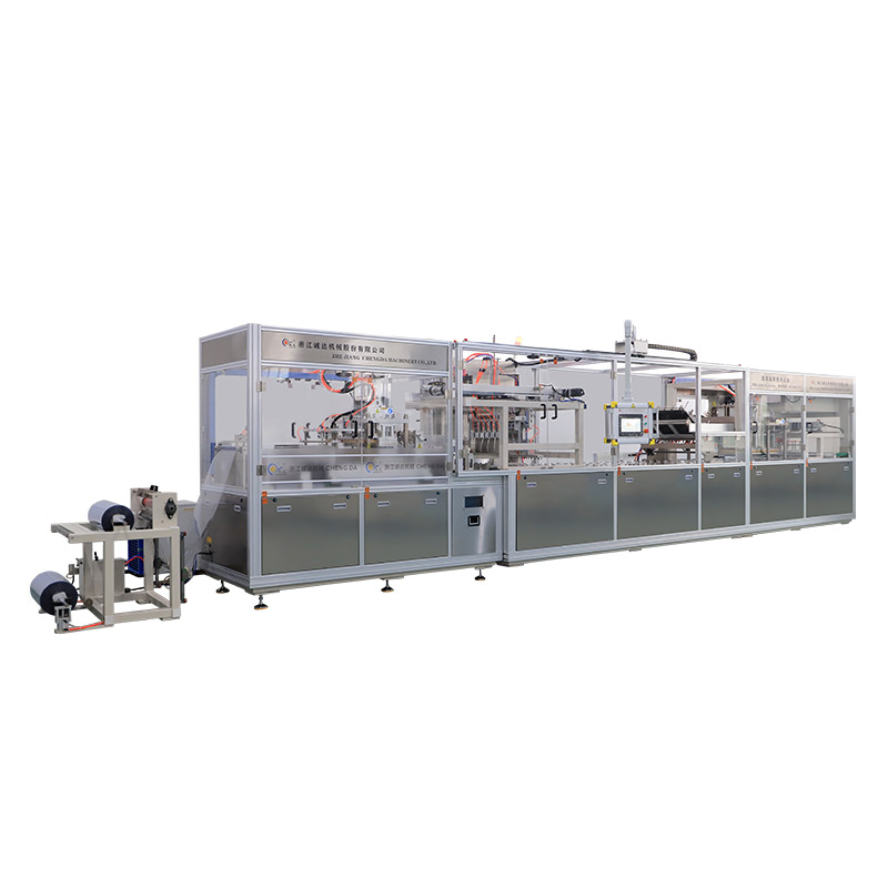 Máquina empacadora de blister automática de tipo lineal